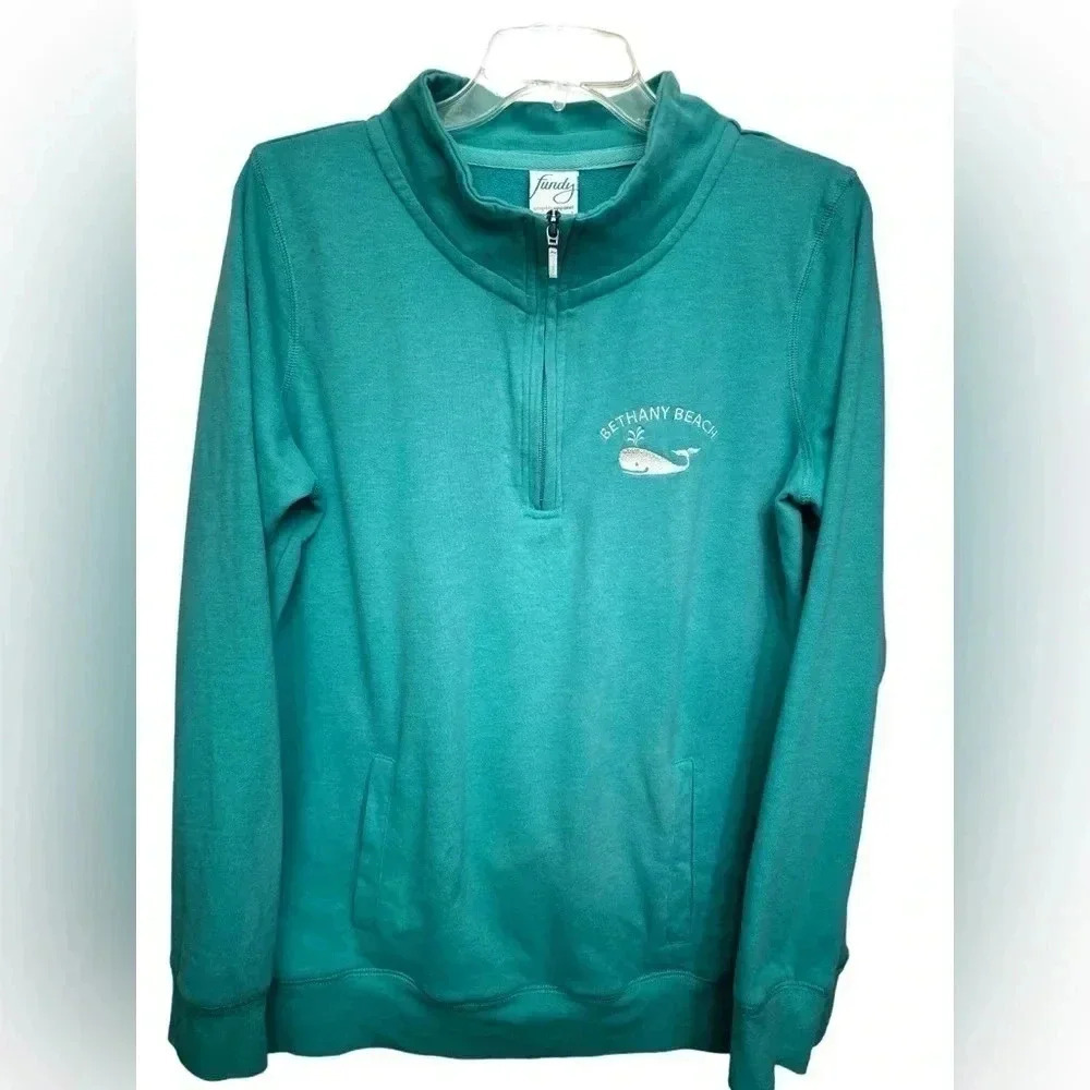 Fundy Bethany Beach turquoise sweatshirt